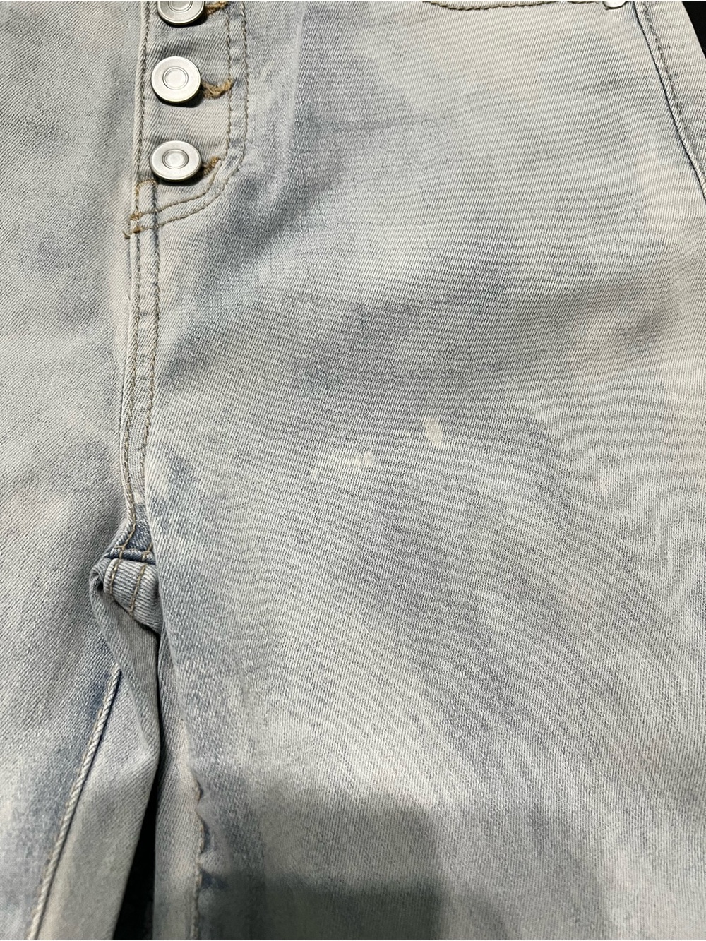 Light Washed Blue Flared Jeans - Picture 3 of 9